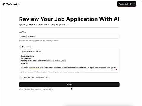 AI Job Application Reviewer