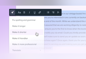 AI assist by Help Scout