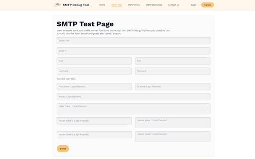 SMTP Debug Tool