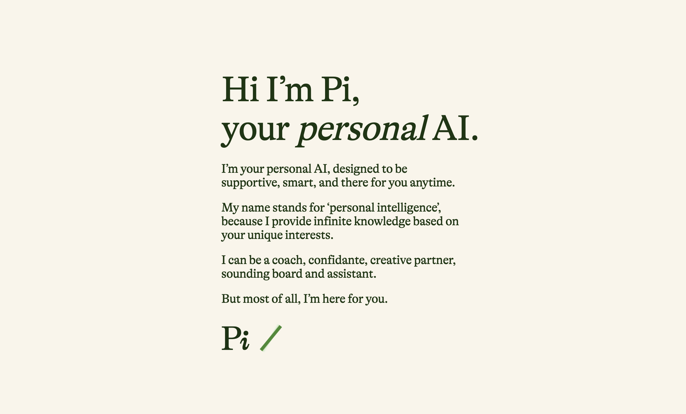 Pi by Inflection AI