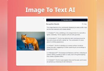 Image to Text AI