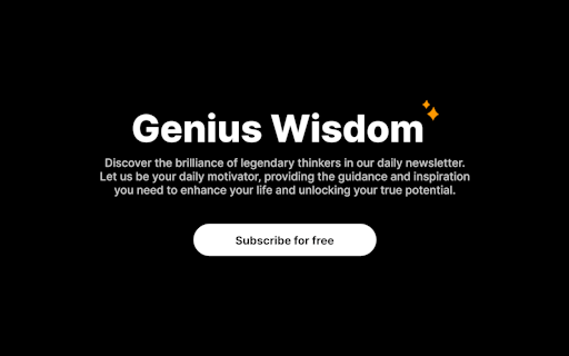 Genius Wisdom