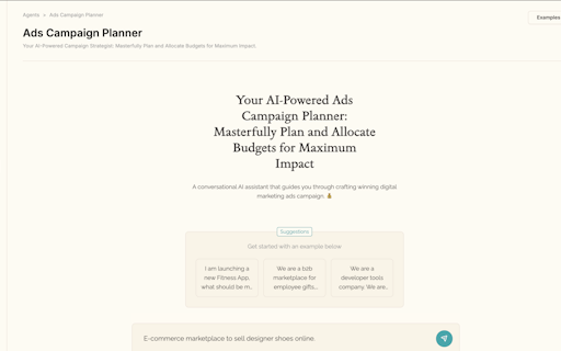 Ads Campaign Planner AI Agent