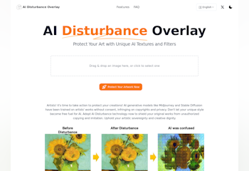 AI Disturbance Overlay