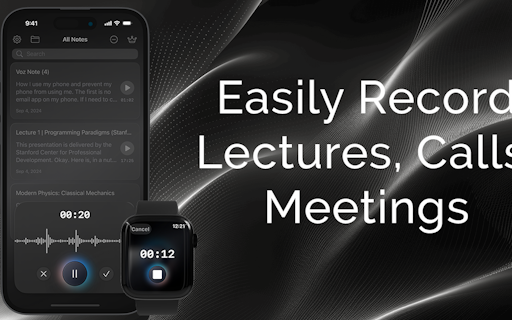 Voz AI Voice Note Taker