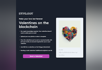 Valentine's Day NFT Cards by Hype.Day