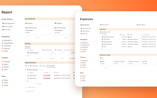 Notion Booking OS
