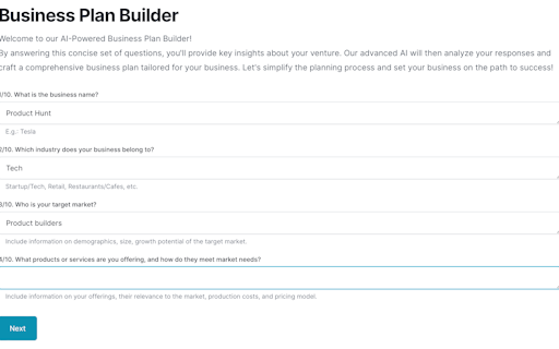 BizPlannerAI