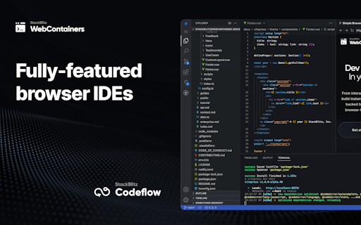 WebContainer API