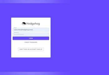 Hedgehog Email