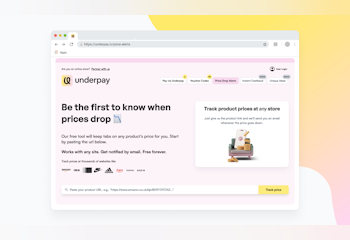 Underpay: Price Drop Alerts