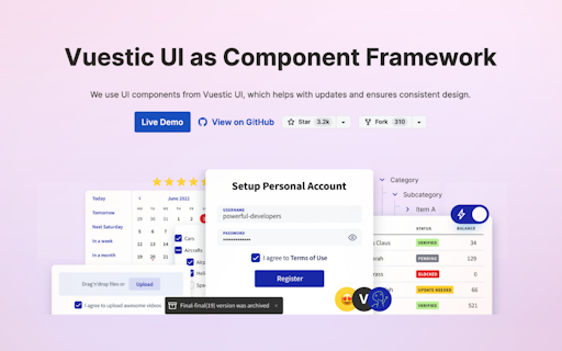 Vuestic Admin 3.0